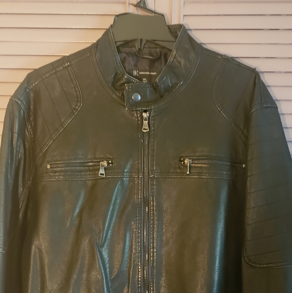 Faux Leather motorcycle jacket